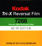 Kodak Tri-X B&W - Tungsten
